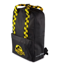 Load image into Gallery viewer, UNIVERSAL Jurassic Park Logo Backpack, Unisex, Black/Yellow (BP127275JPK)