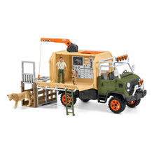 Load image into Gallery viewer, SCHLEICH Wild Life Animal Rescue Large Truck with Toy Figures & Accessories (42475)