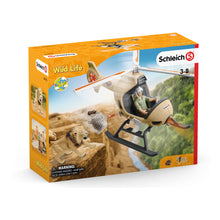 Load image into Gallery viewer, SCHLEICH Wild Life Animal Rescue Helicopter with Toy Figures &amp; Accessories (42476)
