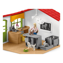 Load image into Gallery viewer, SCHLEICH Farm World Veterinarian Practice with Pets (42502)