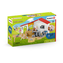 Load image into Gallery viewer, SCHLEICH Farm World Veterinarian Practice with Pets (42502)