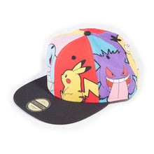 Load image into Gallery viewer, POKEMON Characters PopArt Snapback Baseball Cap, Unisex, Multi-colour (SB844820POK)