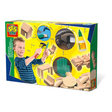 Load image into Gallery viewer, SES CREATIVE Children's Woodwork Set, 5 Years or Above, Multi-colour (00943)