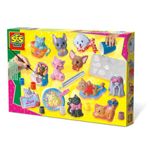 Load image into Gallery viewer, SES CREATIVE Children's Cats and Dogs Casting and Painting Set, 5 to 12 Years, Multi-colour (01154)