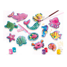 Load image into Gallery viewer, SES CREATIVE Children's Ocean Figures Casting and Painting Set, 5 to 12 Years, Multi-colour (01354)