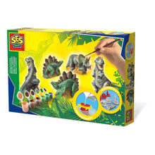 Load image into Gallery viewer, SES CREATIVE Children's Dinosaurs Casting and Painting Set, 5 to 12 Years, Multi-colour (01406)