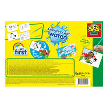 Load image into Gallery viewer, SES CREATIVE Children's My First Colouring with Water Set, 4 Cards, 1 to 4 Years, Multi-colour (14421)