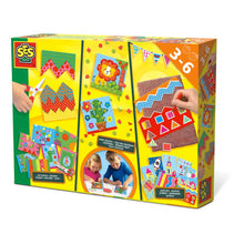 Load image into Gallery viewer, SES CREATIVE Children's I Learn to Cut, Make Mosaics and Perforate Set, 3 to 6 Years, Multi-colour (14878)