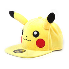 Load image into Gallery viewer, POKEMON Pikachu Plush with Ears Snapback Baseball Cap (SB276317POK)