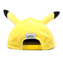 Load image into Gallery viewer, POKEMON Pikachu Plush with Ears Snapback Baseball Cap (SB276317POK)