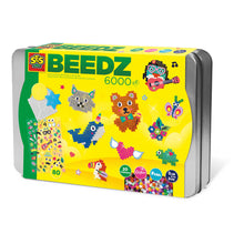 Load image into Gallery viewer, SES CREATIVE Children's Beedz Luxury Sorting Box Iron-on Beads Mosaic Set, 6000 Iron-on Beads Mix, Girl, 5 to 12 Years, Multi-colour (06139)