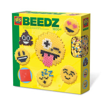 Load image into Gallery viewer, SES CREATIVE Children's Beedz Emoticons Iron-on Beads Mosaic Set, 1800 Iron-on Beads Mix, Unisex, 5 to 12 Years, Multi-colour (06231)