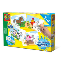 Load image into Gallery viewer, SES CREATIVE Children's My First Colouring with Water Farm Animals Set, Unisex, 1 to 4 Years, Multi-colour (14455)