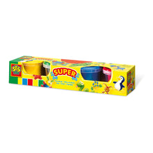 Load image into Gallery viewer, SES CREATIVE Children's Modelling Clay Set, 4 Pots Set, Unisex, 2 to 12 Years, Multi-colour (00465)
