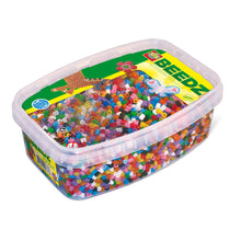 Load image into Gallery viewer, SES CREATIVE Children's Beedz Iron-on Beads Mosaic Box Tub, 7000 Glitter Iron-on Beads Mix, Unisex, 5 to 12 Years, Multi-colour (00778)