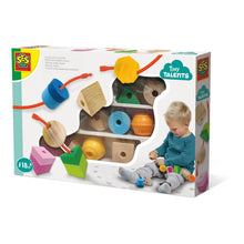 Load image into Gallery viewer, SES CREATIVE Children's Tiny Talents Lacing Sensory Beads Toy Set, Unisex, 18 Months and Above, Multi-colour (13102)