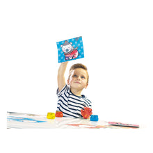 Load image into Gallery viewer, SES CREATIVE Children's My First Fingerpaint Cards Set, 3 Paint Pots, Unisex, 1 to 4 Years, Multi-colour (14415)