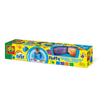 Load image into Gallery viewer, SES CREATIVE Children's My First Fluffy Washable Fingerpaint Set, 4 Paint Pots (110ml), Unisex, 1 to 4 Years, Multi-colour (14441)