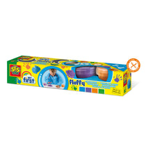 Load image into Gallery viewer, SES CREATIVE Children's My First Fluffy Washable Fingerpaint Set, 4 Paint Pots (110ml), Unisex, 1 to 4 Years, Multi-colour (14441)