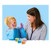 Load image into Gallery viewer, SES CREATIVE Children's My First Fluffy Washable Fingerpaint Set, 4 Paint Pots (110ml), Unisex, 1 to 4 Years, Multi-colour (14441)