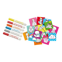 Load image into Gallery viewer, SES CREATIVE Children's Stamping with Markers Kit, 6 Markers, Unisex, 3 to 6 Years, Multi-colour (14896)