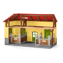 Load image into Gallery viewer, SCHLEICH Farm World Children's Horse Stable with Accessories, Unisex, Ages Three Years and Above, Multi-colour (42485)