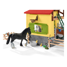 Load image into Gallery viewer, SCHLEICH Farm World Children's Horse Stable with Accessories, Unisex, Ages Three Years and Above, Multi-colour (42485)