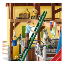 Load image into Gallery viewer, SCHLEICH Farm World Children's Horse Stable with Accessories, Unisex, Ages Three Years and Above, Multi-colour (42485)