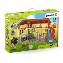 Load image into Gallery viewer, SCHLEICH Farm World Children's Horse Stable with Accessories, Unisex, Ages Three Years and Above, Multi-colour (42485)
