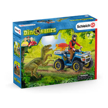 Load image into Gallery viewer, SCHLEICH Dinosaurs Quad Escape from Velociraptor Playset, 4 to 10 Years (41466)