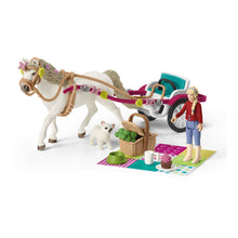 Load image into Gallery viewer, SCHLEICH Horse Club Small Carriage for the Big Horse Show Playset, 5 to 12 Years (42467)