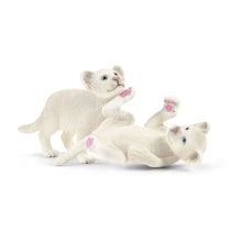 Load image into Gallery viewer, SCHLEICH Wild Life Lion Mother with Cubs Toy Figures, 3 to 8 Years (42505)
