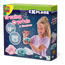 Load image into Gallery viewer, SES CREATIVE Children's Explore Growing Crystals and Gemstones, Unisex, Eight Years and Above, Multi-colour (25115)