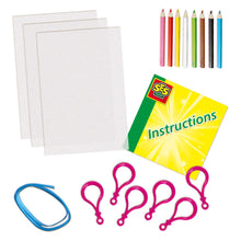 Load image into Gallery viewer, SES CREATIVE Children's Magic Shrink Film Keychains Set, Unisex, Five Years and Above, Multi-colour (14022)