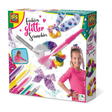 Load image into Gallery viewer, SES CREATIVE Children's Fashion Glitter Scrunchies Set, Unisex, Five Years and Above, Multi-colour (14140)