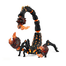 Load image into Gallery viewer, SCHLEICH Eldrador Creatures Lava Scorpion Toy Figure, 7 to 12 Years, Multi-colour (70142)