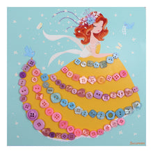 Load image into Gallery viewer, SYCOMORE Stick &amp; Fun Children&#39;s Button Boards Princess, Unisex, 3 Years or Above, Multi-colour (CRE7029)
