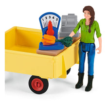 Load image into Gallery viewer, SCHLEICH Farm World Sunny Day Mobile Farm Stand Toy Figure Set, 3 to 8 Years, Multi-colour (42528)