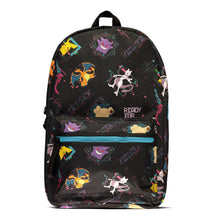 Load image into Gallery viewer, POKEMON Characters All-Over Print Backpack, Black (BP100104POK)