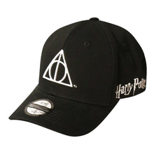 Load image into Gallery viewer, HARRY POTTER Wizards Unite Deathly Hallows Symbol Adjustable Baseball Cap (BA326736HPT)