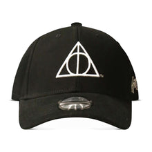 Load image into Gallery viewer, HARRY POTTER Wizards Unite Deathly Hallows Symbol Adjustable Baseball Cap (BA326736HPT)