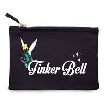 Load image into Gallery viewer, DISNEY Peter Pan Tinker Bell Cosmetic Case, Female, Navy Blue  (ABYBAG314)