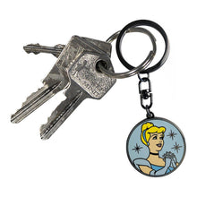 Load image into Gallery viewer, DISNEY Cinderella Face Keychain Keychain, Multi-colour (ABYKEY244)