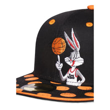 Load image into Gallery viewer, WARNER BROS Space Jam: A New Legacy Bugs Bunny Snapback Baseball Cap, Unisex, Black/Orange (SB120150SPC)