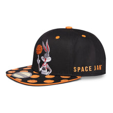 Load image into Gallery viewer, WARNER BROS Space Jam: A New Legacy Bugs Bunny Snapback Baseball Cap, Unisex, Black/Orange (SB120150SPC)