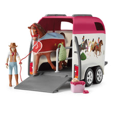 Load image into Gallery viewer, SCHLEICH Horse Club Horse Adventures with Car and Trailer Toy Playset, Unisex, 5 to 12 Years, Multi-colour (42535)