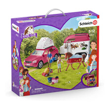 Load image into Gallery viewer, SCHLEICH Horse Club Horse Adventures with Car and Trailer Toy Playset, Unisex, 5 to 12 Years, Multi-colour (42535)