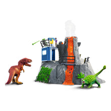 Load image into Gallery viewer, SCHLEICH Dinosaur Volcano Expedition Base Camp Toy Playset, Unisex, 4 to 10 Years, Multi-colour (42564)