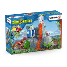 Load image into Gallery viewer, SCHLEICH Dinosaur Volcano Expedition Base Camp Toy Playset, Unisex, 4 to 10 Years, Multi-colour (42564)