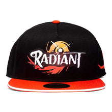 Load image into Gallery viewer, RADIANT Logo Snapback Baseball Cap, Black/Red (SB548123RDT)